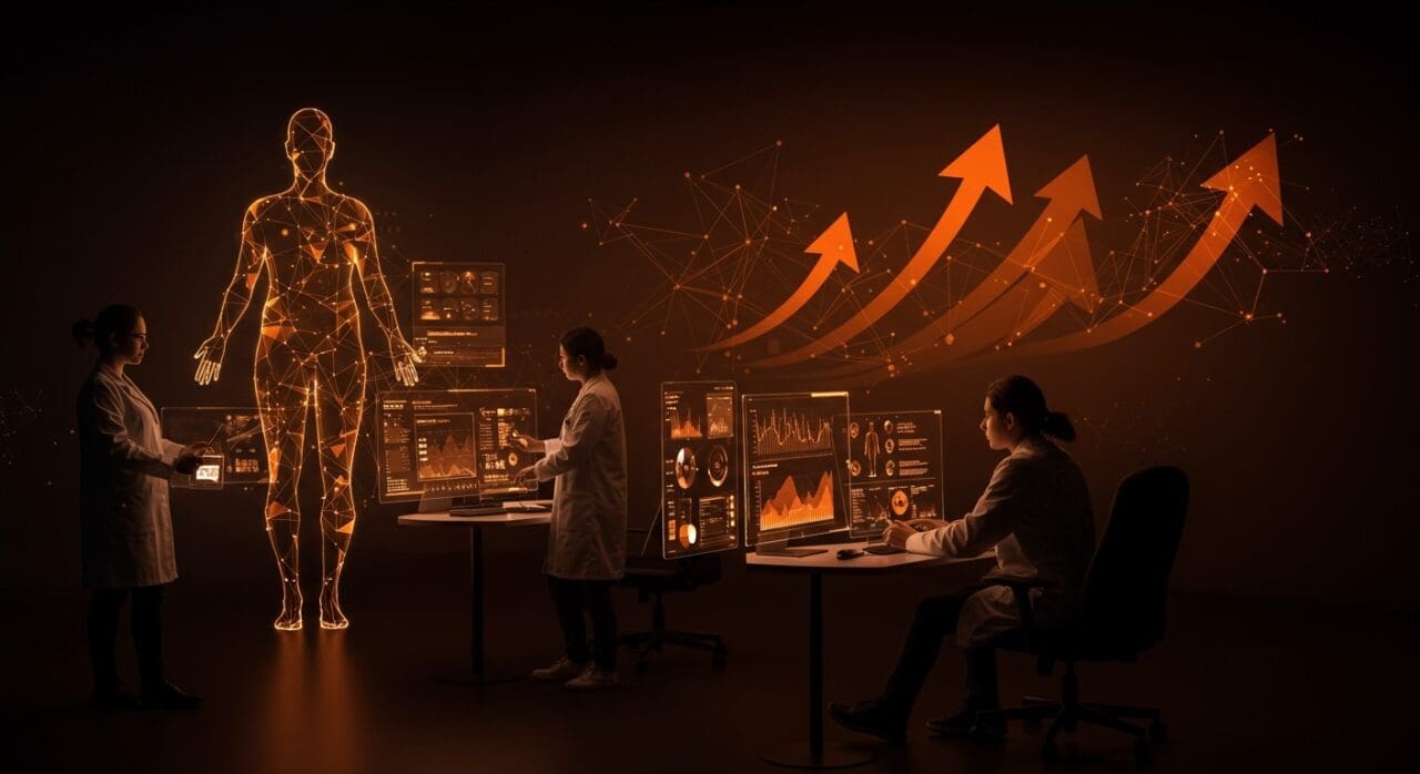 Equipo de emprendedores healthtech utilizando IA para medicina preventiva tras ronda de financiación preseed.