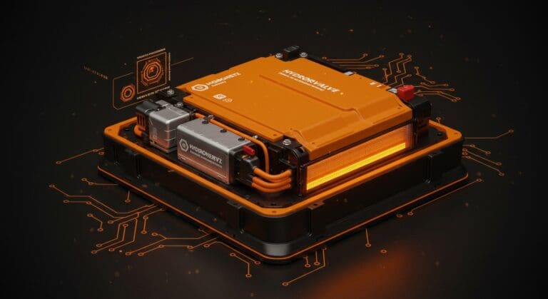 Innovadora gestión térmica Hydrohertz y Dectravalve para baterías de vehículos eléctricos, destacando la tecnología avanzada en movilidad eléctrica.