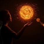 Innovación en inteligencia espacial de IA destacada por Fei-Fei Li, mostrando creatividad digital, robótica e inteligencia artificial aplicada a startups.