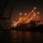 Puerto Coronel modernizado con transporte marítimo sostenible impulsado por la nueva Ley de Cabotaje Marítimo en Chile y oportunidades para startups tecnológicas.