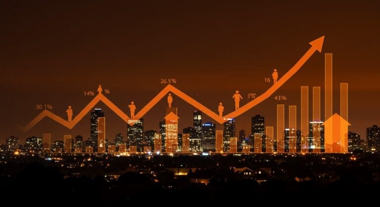 Mejora en la asequibilidad de vivienda en Melbourne con efectos visuales de retiro de inversores y menor crecimiento de rentas en el mercado inmobiliario.