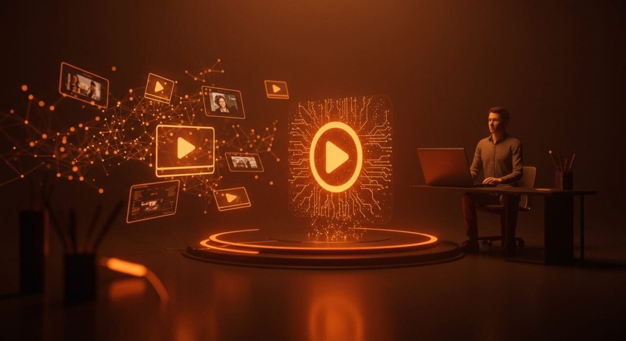 Plataforma de videos cortos de Meta potenciada por inteligencia artificial en un entorno editorial tecnológico.