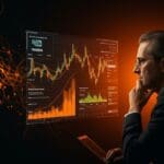 Michael Burry analizando apuestas en corto contra Nvidia y Palantir en el mercado de inteligencia artificial.