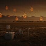 Gestión inteligente de agua potable rural en Chile mediante tecnología con sensores inteligentes y sostenibilidad, representando la expansión de la startup Octocelio.