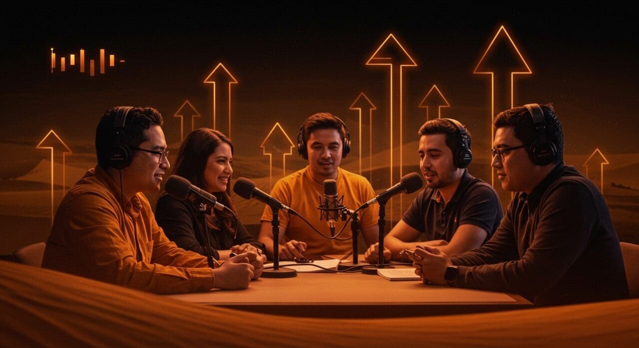 Podcast de emprendedores de Atacama mostrando historias reales de éxito y emprendimiento en Latinoamérica.