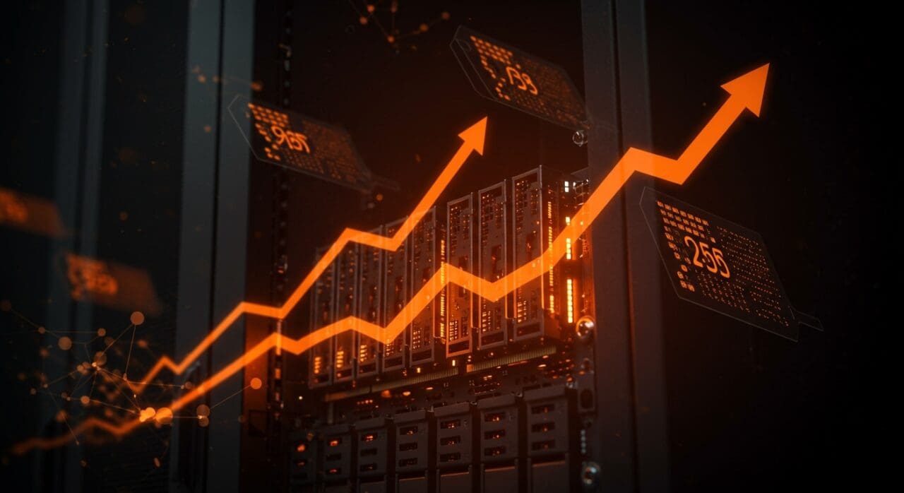 Aumento de precios DRAM para servidores en 2025 con enfoque en crisis de suministro y tendencias tecnológicas.