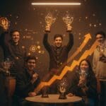 MiPymes chilenas celebrando el Premio Emprende de BancoEstado, destacando innovación, sostenibilidad y financiamiento.