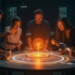 Emprendedores colaborando en innovación y economía circular impulsados por Premio Emprende y BancoEstado en EtMday 2025.