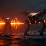 Robot inspirado en murciélagos usando ultrasonido para búsqueda y rescate, tecnología innovadora en robótica.