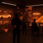 Líderes tecnológicos y gestión de innovación en Tesla con Cybertruck y Model Y en contexto de movilidad eléctrica.