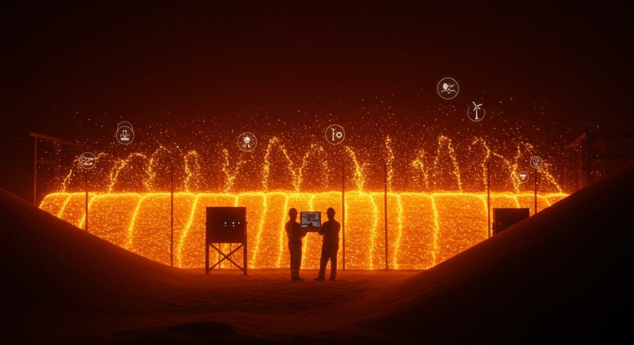 Batería de arena en Finlandia para almacenamiento energético sostenible y tecnología innovadora de Sand Battery.