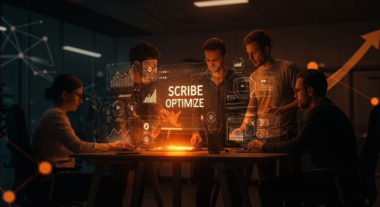 Colaboración en startup tecnológica usando IA aplicada para optimización de procesos con Scribe Optimize y automatización escalable.