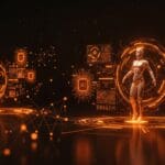 SIMA 2 de DeepMind como agente inteligente en entornos virtuales 3D, representando IA aplicada y aprendizaje autónomo para gaming y SaaS.