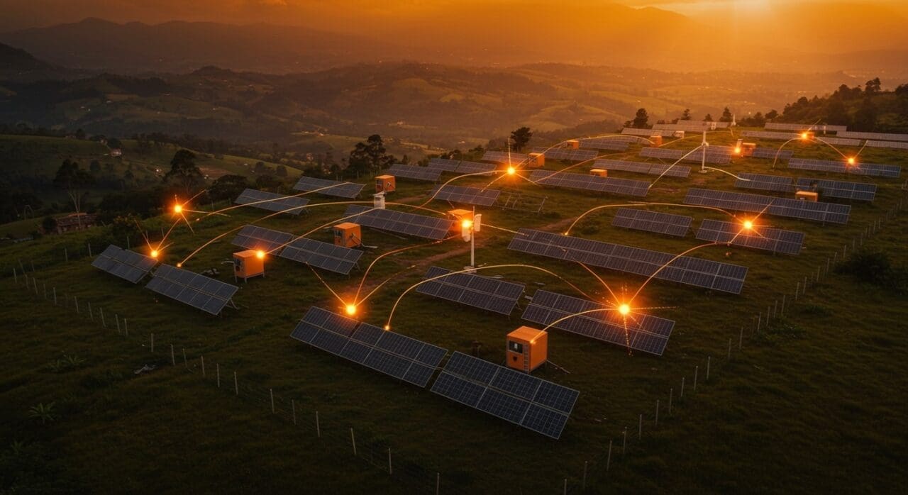 Minigranjas solares en Colombia financiadas por Solenium impulsando la transición energética con apoyo de FMO.