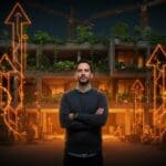 Startup construcción ecológica Verdical Group con Drew Wilson representando innovación y sostenibilidad en la construcción Net Zero.