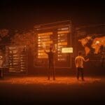 Startup mexicana organizando mensajes de WhatsApp en tareas con inteligencia artificial y modelo SaaS, mostrando expansión y crecimiento empresarial.