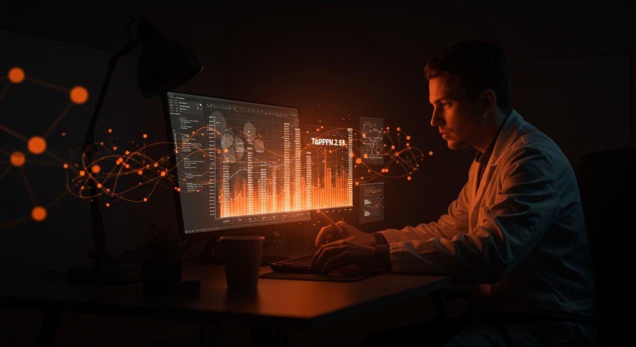 Modelo transformer TabPFN-2.5 simplificando el análisis predictivo de datos tabulares en startups tech con inteligencia artificial aplicada.