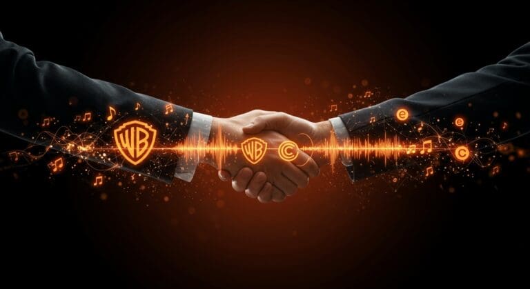 Acuerdo clave entre Warner Music y Suno que une inteligencia artificial, música y derechos de autor en la industria musical startup.