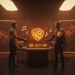 Acuerdo histórico entre Warner Music y Udio sobre inteligencia artificial y música innovadora en plataforma tecnológica.