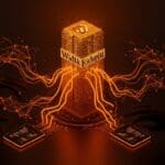 Representación visual de Wikipedia exigiendo el uso de su API oficial por startups de IA para asegurar datos fiables y tecnología sostenible.