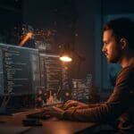 Frontend Engineer fundador trabajando en React y TypeScript para automatización e inteligencia artificial en startup Y Combinator.