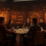 Grupo de emprendedores chilenos demandando una agenda startup con enfoque en digitalización, innovación y financiamiento alternativo para políticas públicas 2025.