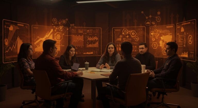 Grupo de emprendedores chilenos demandando una agenda startup con enfoque en digitalización, innovación y financiamiento alternativo para políticas públicas 2025.