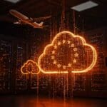 Migración de aplicaciones críticas de Airbus a cloud soberano europeo con infraestructura TI avanzada y soberanía digital.