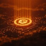 Visualización del primer halving de Bittensor con redes neuronales y blockchain en un ecosistema de IA descentralizada, destacando oportunidades para tecnología en LATAM.