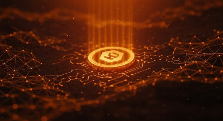 Visualización del primer halving de Bittensor con redes neuronales y blockchain en un ecosistema de IA descentralizada, destacando oportunidades para tecnología en LATAM.