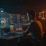 Uso responsable de modelos de lenguaje grande (LLMs) en IA aplicada y automatización en startups, con énfasis en ética y programación asistida.