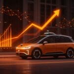 Robotaxi autónomo Waymo en crecimiento récord con elementos de movilidad autónoma e inversión tecnológica en EE.UU.