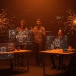 Modelos de IA open source de DeepSeek compitiendo con GPT-5 en un entorno tecnológico startup LATAM moderno.