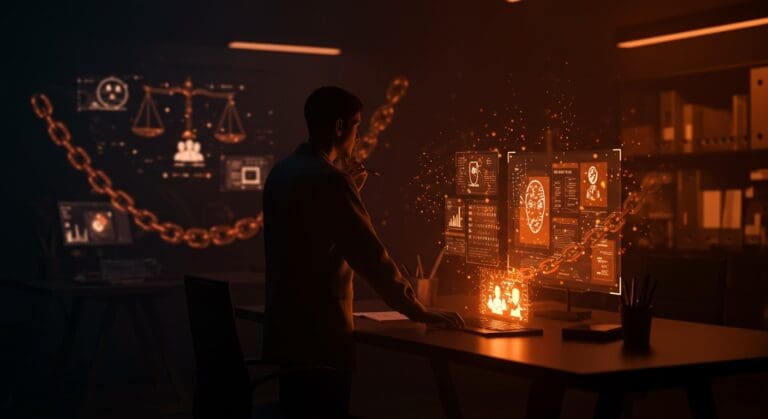 Impacto legal y deportación en startups tech en EE.UU., representación visual de discursos de odio, regulación y libertad de expresión.