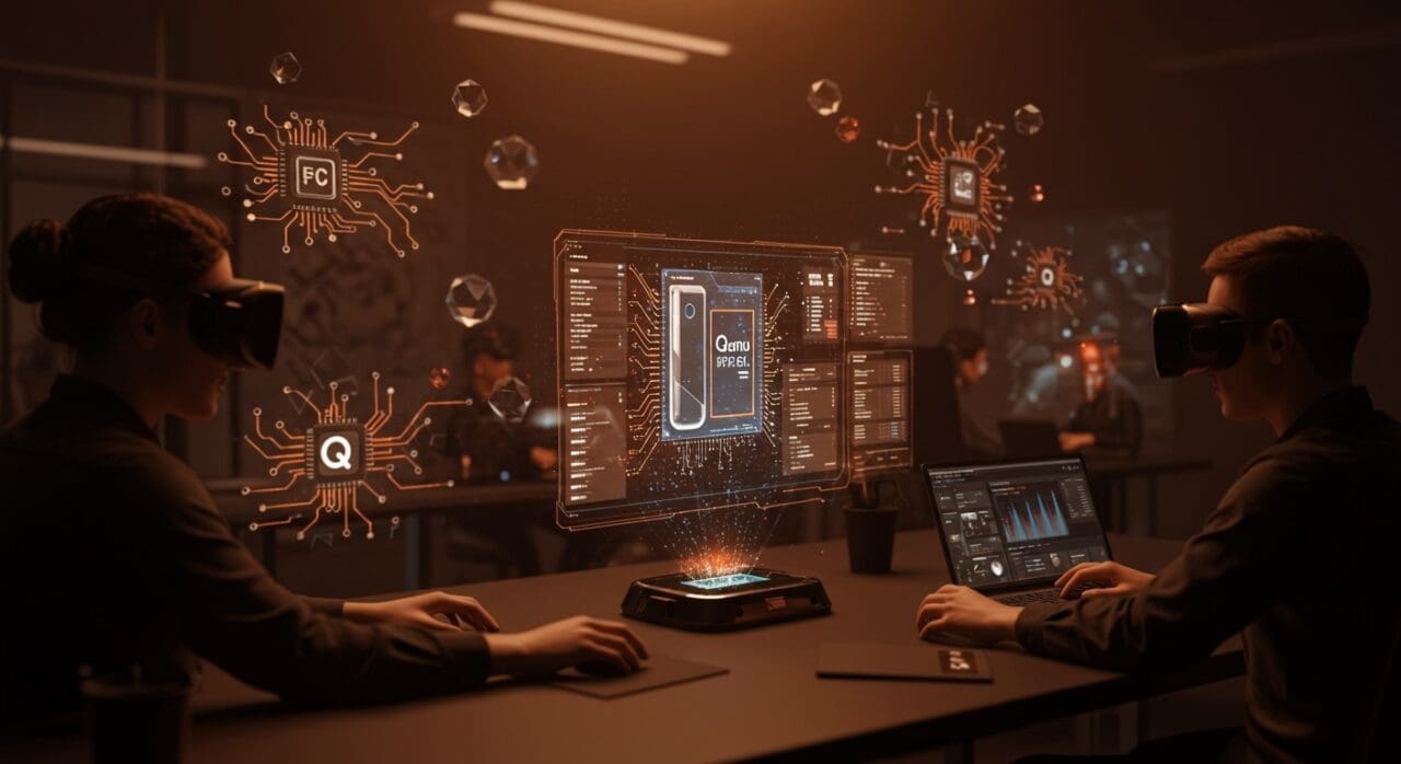 Primer emulador de PC nativo en Galaxy XR destacando innovación en hardware emergente y tecnología VR para startups.