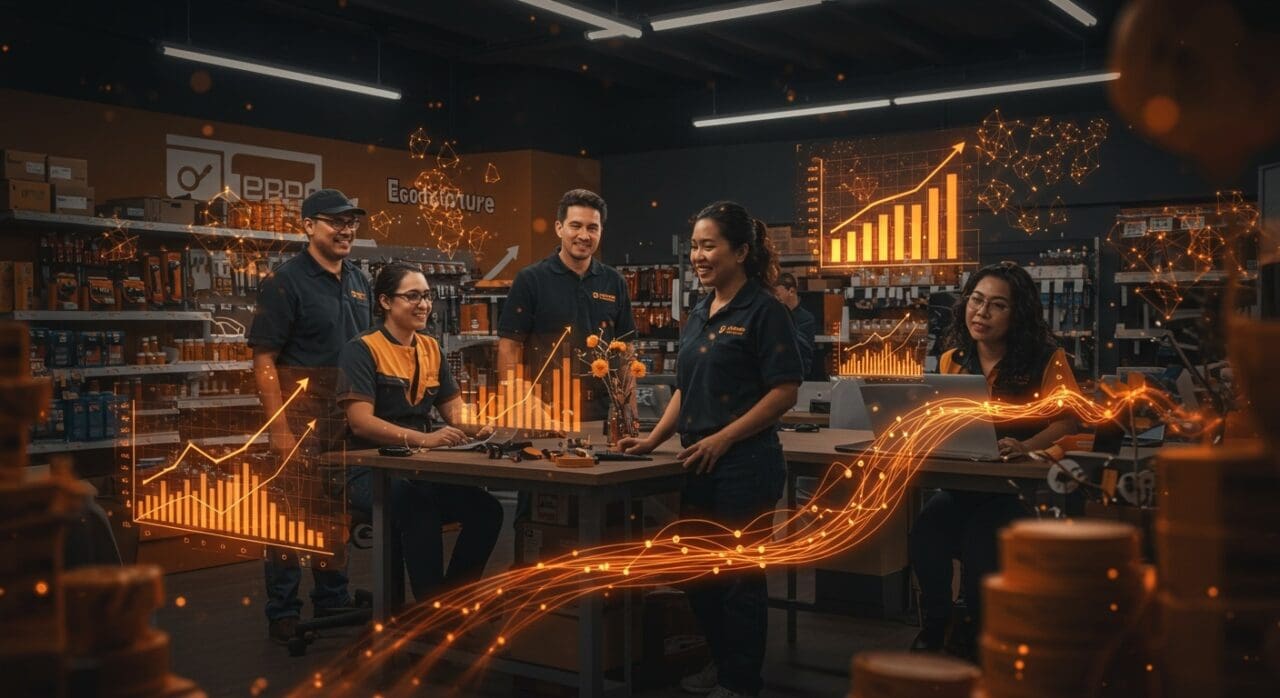 Expansión y estrategia de pymes ferreteras en Chile con inversión y tecnología en mercado retail.