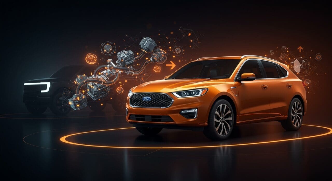 Ford apuesta por vehículos híbridos y baterías LFP en nueva estrategia de movilidad y tecnología automotriz.