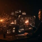 Automatización de auditorías con inteligencia artificial en sector público y privado, destacando innovación y transformación digital.