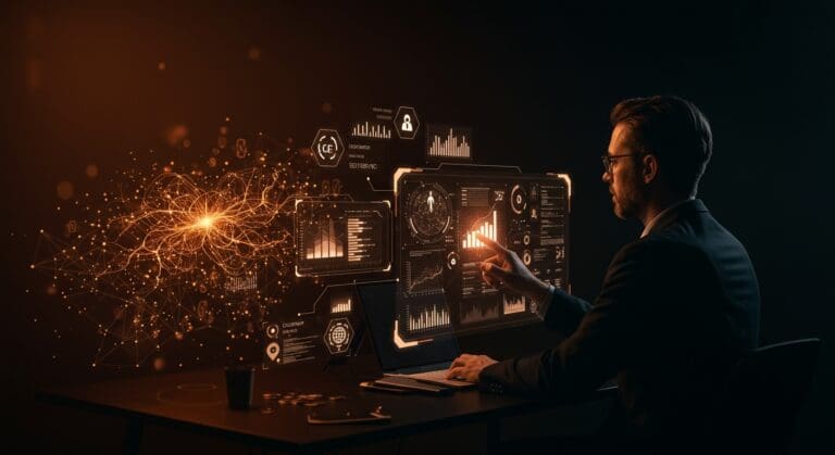 Automatización de auditorías con inteligencia artificial en sector público y privado, destacando innovación y transformación digital.