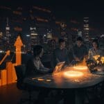 Análisis visual de ciudades líderes y ecosistemas de startups en el Global Power City Index 2025 con énfasis en competitividad urbana y fondos tech.