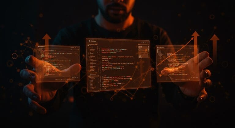 Comparativa visual de los lenguajes de programación Go, Rust y Zig para tecnología y desarrollo de software en 2025.