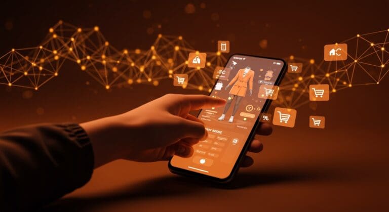 Interfaz virtual de prueba de ropa y compra rápida impulsada por IA de Google Doppl, innovando en e-commerce y experiencia digital.