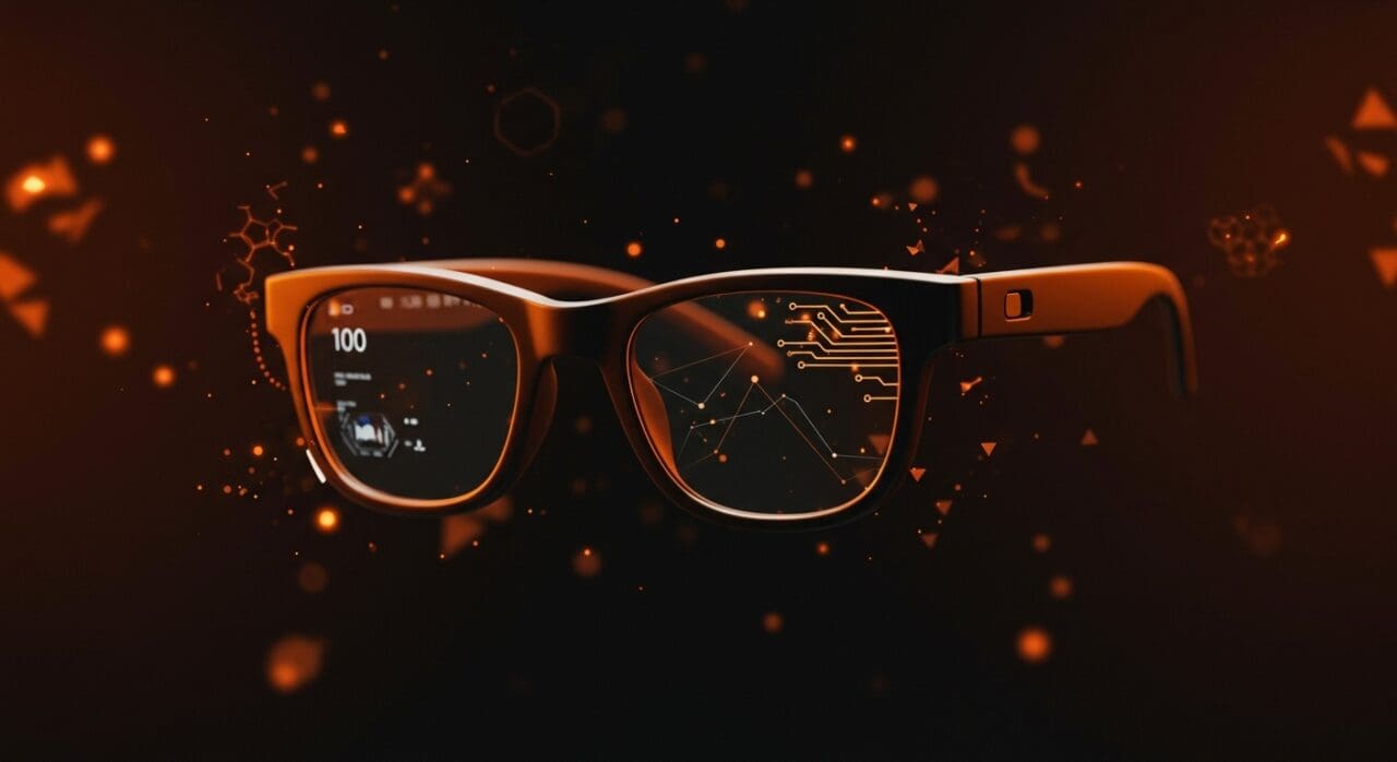 Gafas inteligentes de Google con IA y Android XR, destacando innovación en tecnología wearable y hardware emergente en 2026.