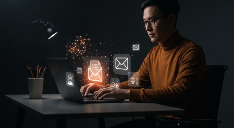 Asistente de email potenciado por IA de Google optimizando la productividad en startups y founders en Norteamérica.