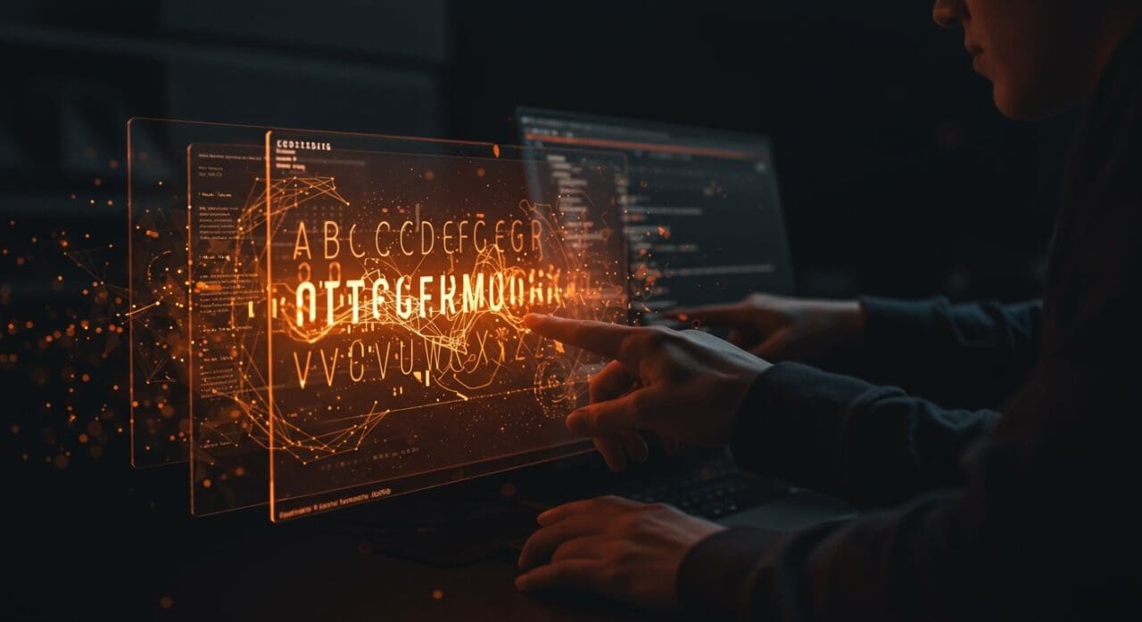 Interfaz digital destacando la fuente variable Google Sans Flex en Linux para diseño UI en ecosistema startup de código abierto.