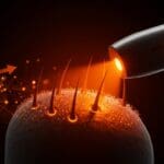 Dispositivo médico doméstico innovador de Hair Up Laser para tratamiento de la alopecia con tecnología healthtech y financiación startup.