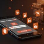Bloqueo de app bancaria HSBC en móvil por Bitwarden desde F-Droid, ilustrando retos de seguridad móvil y privacidad en fintech Latinoamérica.