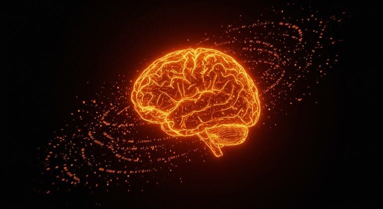 Representación visual de IA y Brainf*ck mostrando los límites de los modelos de lenguaje como Gemini 3 en startups tecnológicas.