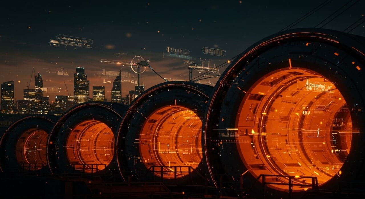 Infraestructura energética innovadora en Londres con túneles eléctricos avanzados y modernización sostenible de la red urbana.