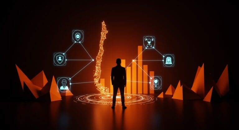 Innovación y protección de propiedad intelectual en startups chilenas, representando retos y oportunidades en el ecosistema emprendedor tecnológico.